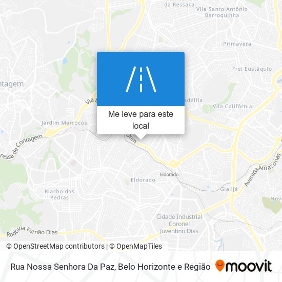 Rua Nossa Senhora Da Paz mapa