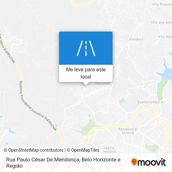 Rua Paulo César De Mendonça mapa