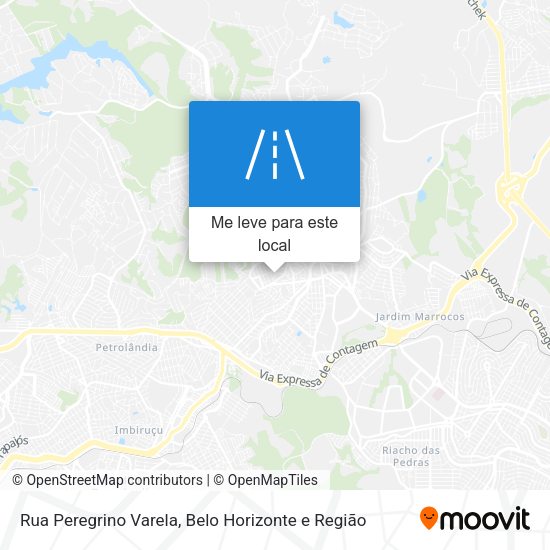 Rua Peregrino Varela mapa