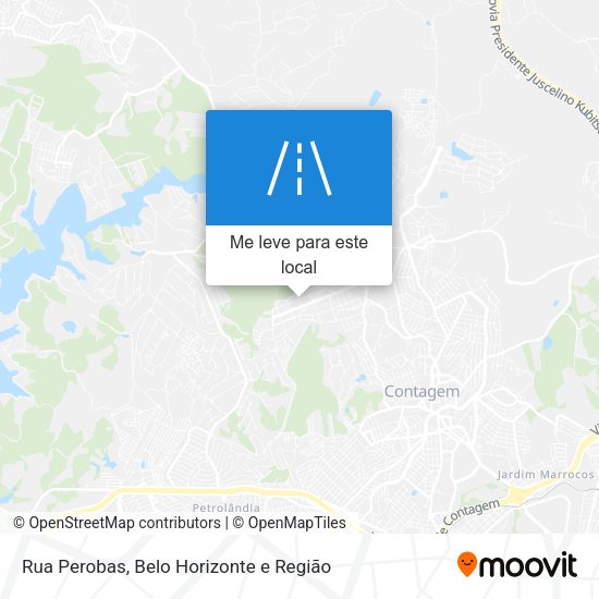 Rua Perobas mapa