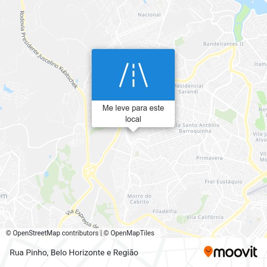 Rua Pinho mapa