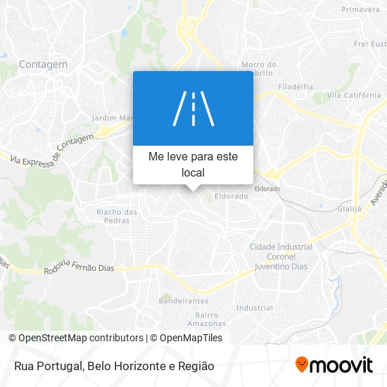 Rua Portugal mapa