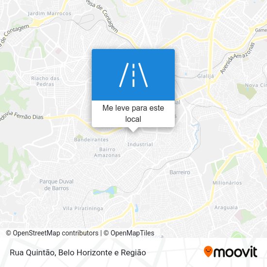Rua Quintão mapa