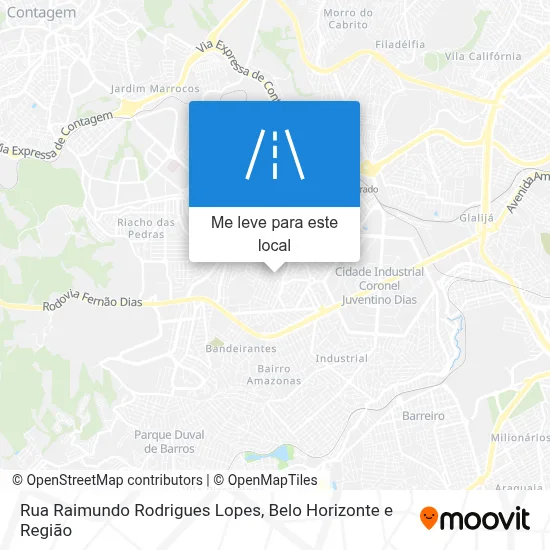 Rua Raimundo Rodrigues Lopes mapa