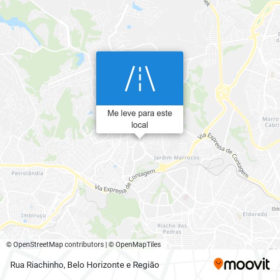 Rua Riachinho mapa