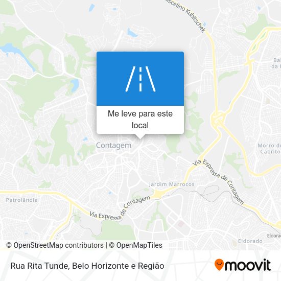 Rua Rita Tunde mapa