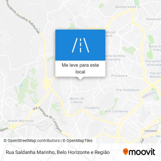 Rua Saldanha Marinho mapa