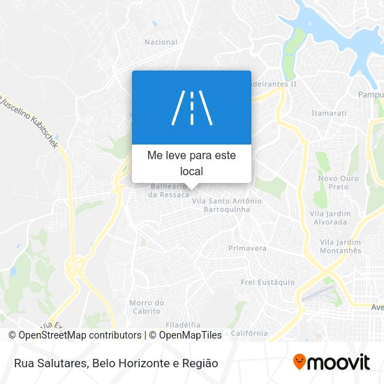Rua Salutares mapa
