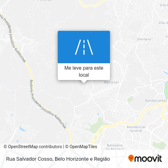 Rua Salvador Cosso mapa