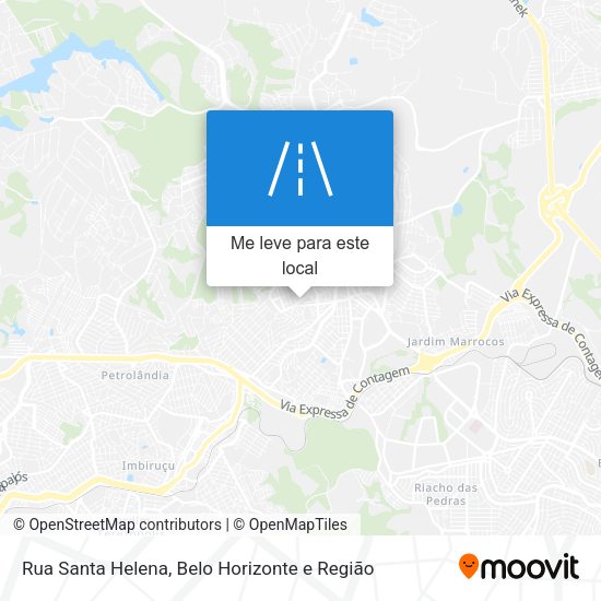 Rua Santa Helena mapa