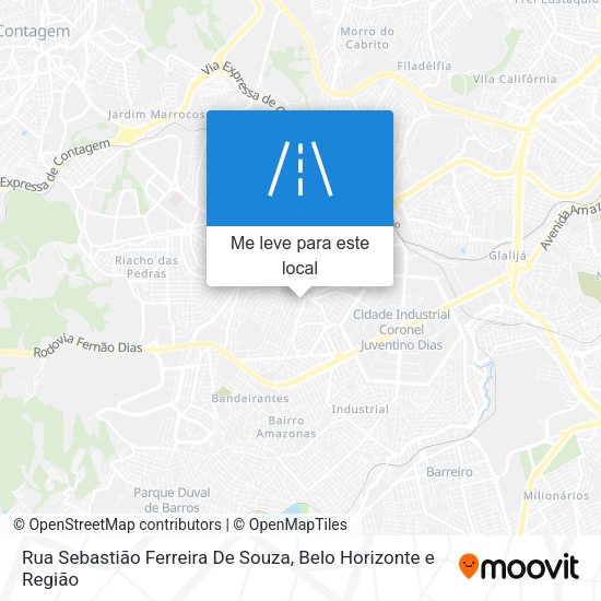 Rua Sebastião Ferreira De Souza mapa
