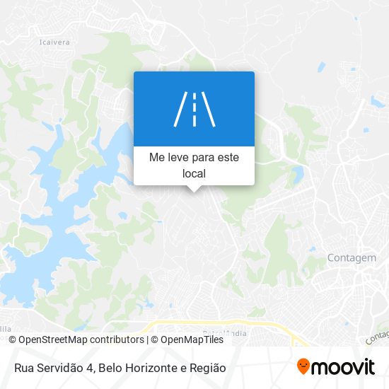 Rua Servidão 4 mapa