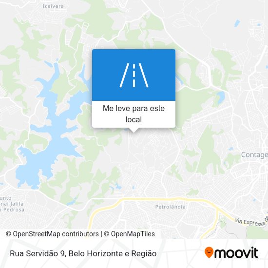 Rua Servidão 9 mapa