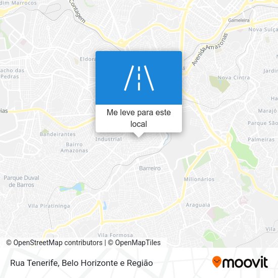 Rua Tenerife mapa