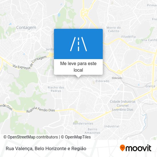 Rua Valença mapa