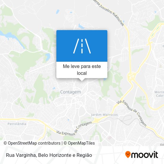 Rua Varginha mapa