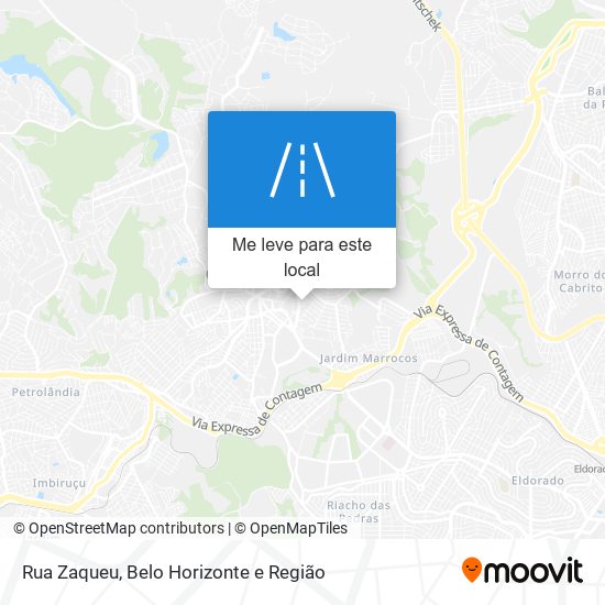 Rua Zaqueu mapa