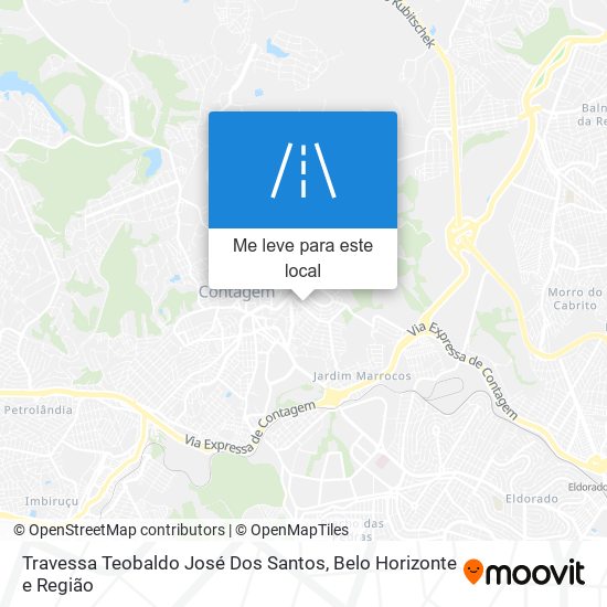 Travessa Teobaldo José Dos Santos mapa