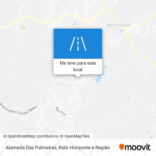 Alameda Das Palmeiras mapa