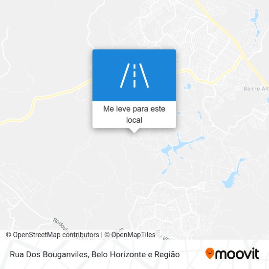 Rua Dos Bouganviles mapa