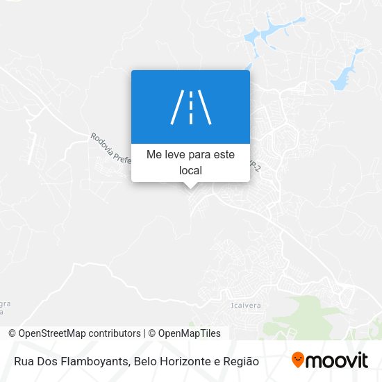 Rua Dos Flamboyants mapa