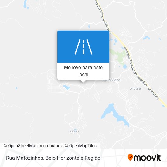 Rua Matozinhos mapa