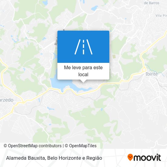 Alameda Bauxita mapa