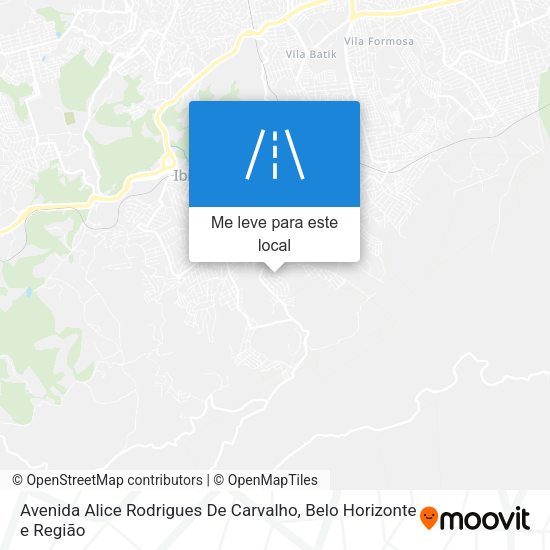 Avenida Alice Rodrigues De Carvalho mapa