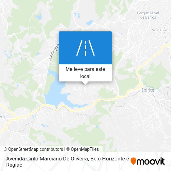 Avenida Cirilo Marciano De Oliveira mapa