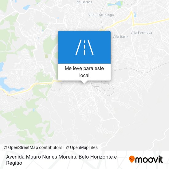 Avenida Mauro Nunes Moreira mapa
