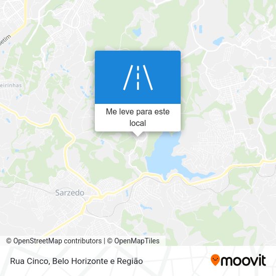 Rua Cinco mapa