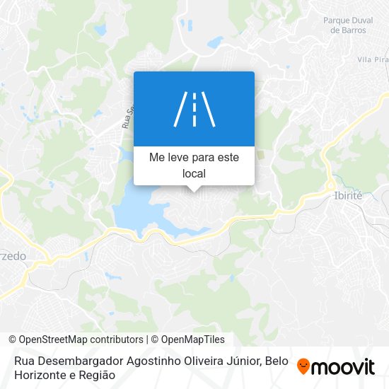 Rua Desembargador Agostinho Oliveira Júnior mapa