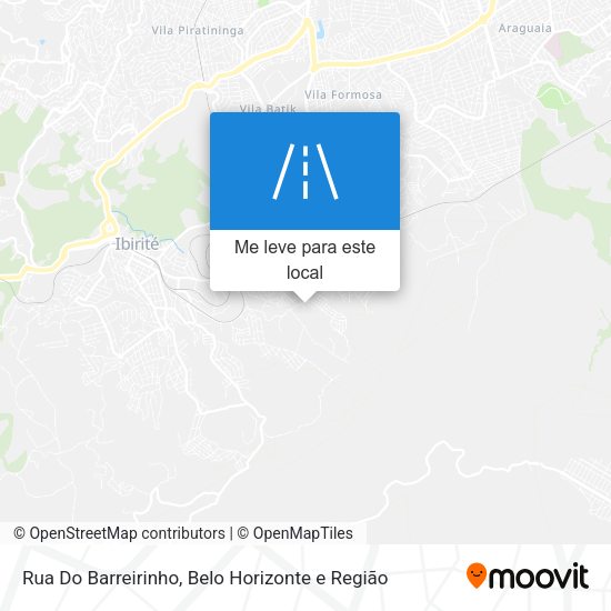 Rua Do Barreirinho mapa