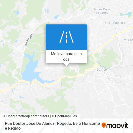 Rua Doutor José De Alencar Rogedo mapa