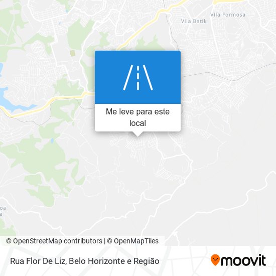 Rua Flor De Liz mapa