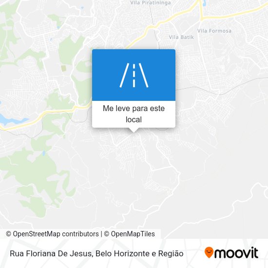 Rua Floriana De Jesus mapa
