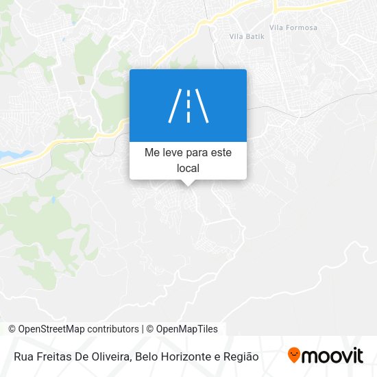 Rua Freitas De Oliveira mapa