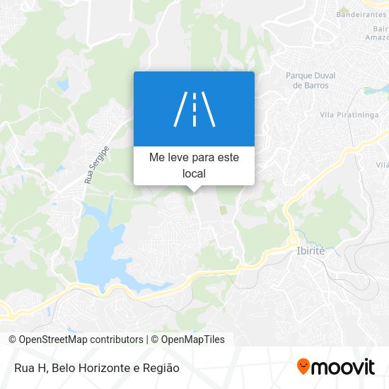 Rua H mapa
