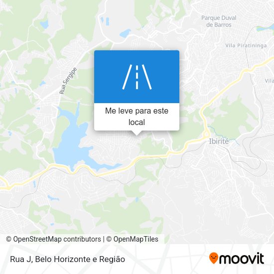 Rua J mapa