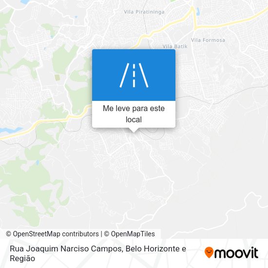 Rua Joaquim Narciso Campos mapa