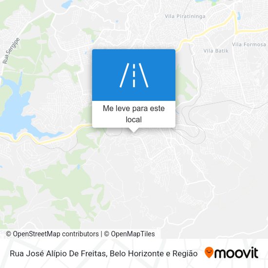 Rua José Alípio De Freitas mapa
