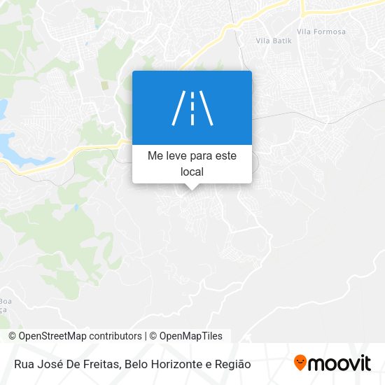 Rua José De Freitas mapa