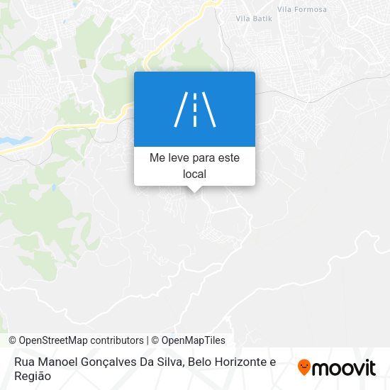 Rua Manoel Gonçalves Da Silva mapa