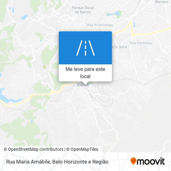 Rua Maria Amábile mapa