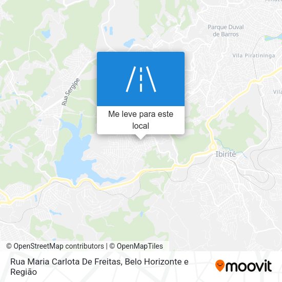 Rua Maria Carlota De Freitas mapa