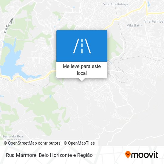 Rua Mármore mapa
