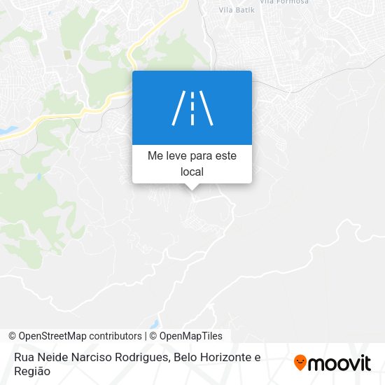 Rua Neide Narciso Rodrigues mapa