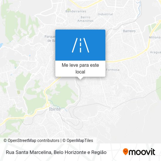 Rua Santa Marcelina mapa