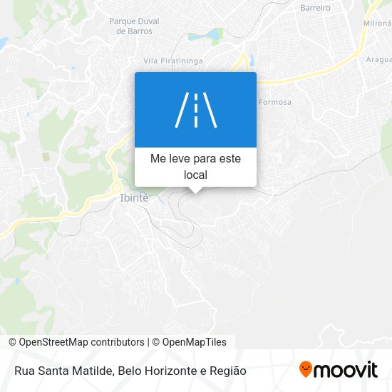 Rua Santa Matilde mapa
