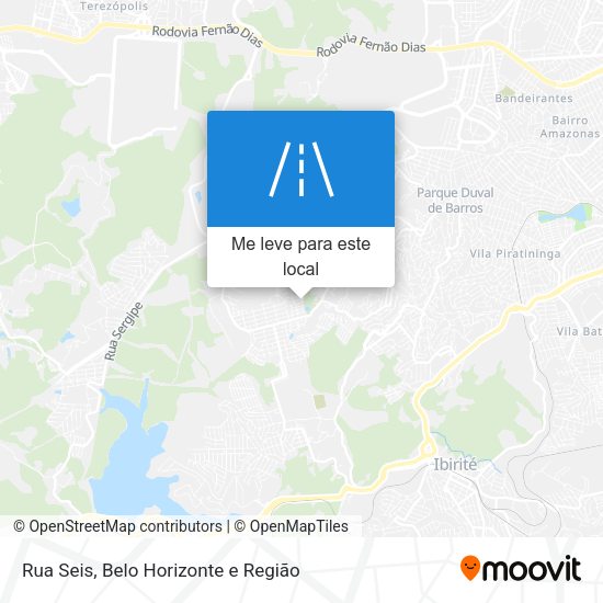 Rua Seis mapa
